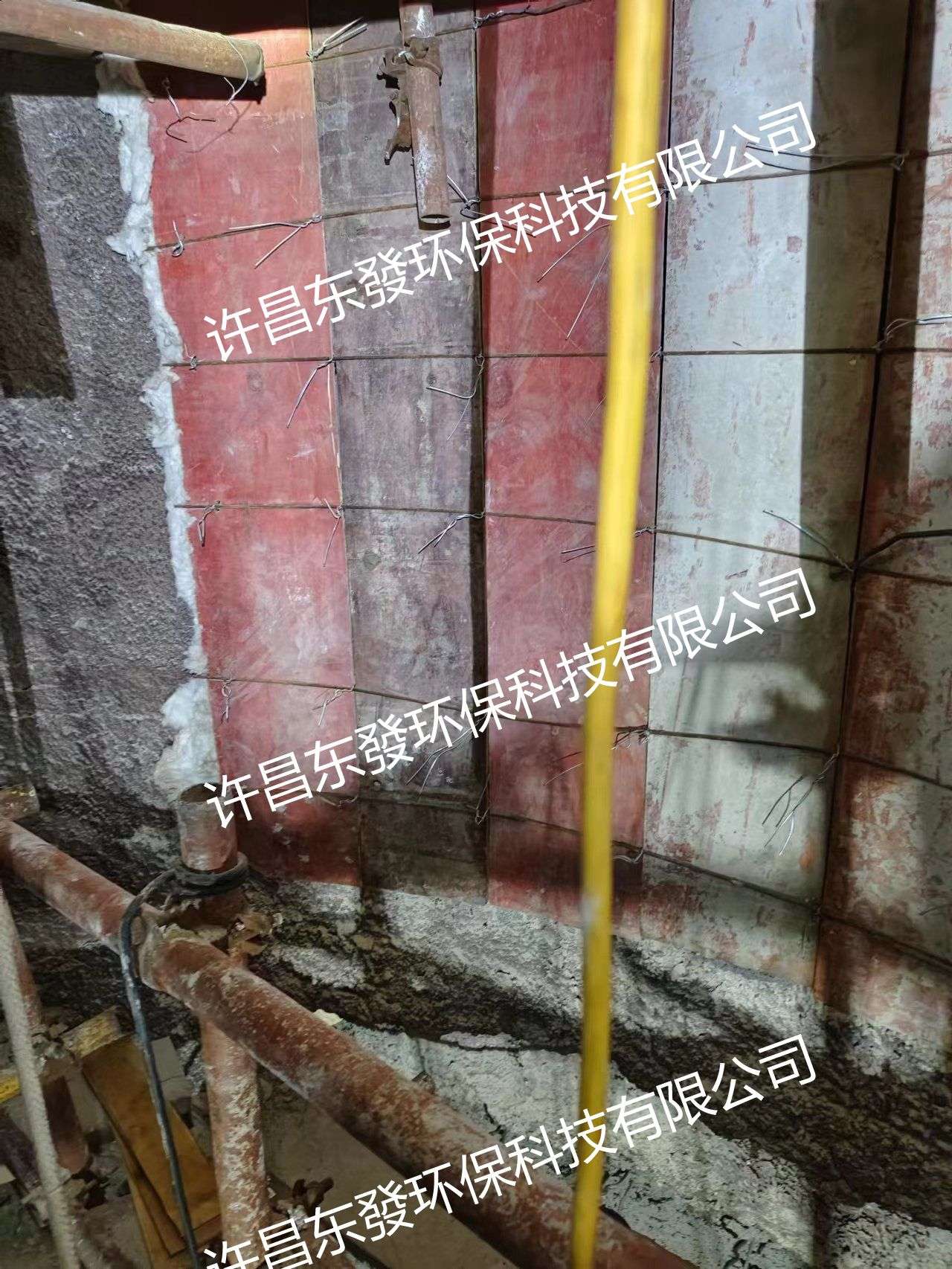 浇注料施工